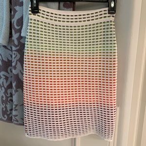 M Missoni rainbow knit skirt